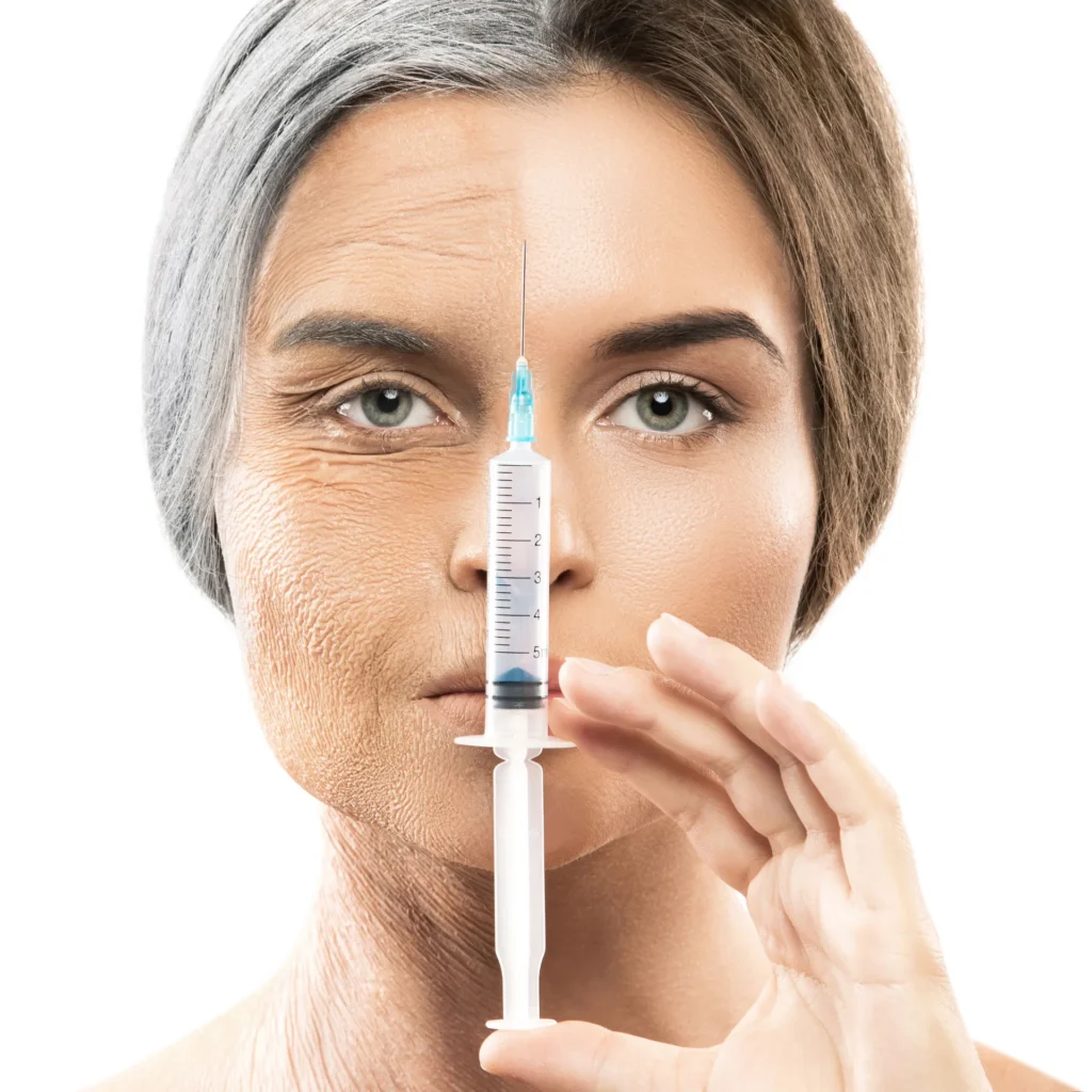 adult woman with before and after beauty treatment 2026 01 05 05 44 13 utc